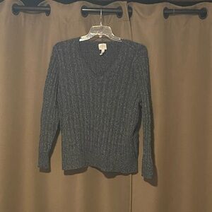 St. John's Bay Charcoal V-Neck Sweater